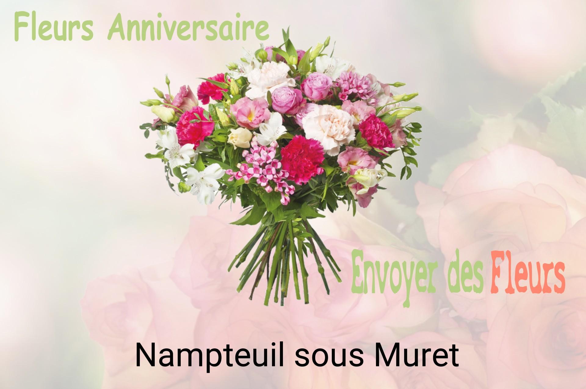 Bouquet de fleurs d’anniversaire livré à Nampteuil-sous-Muret