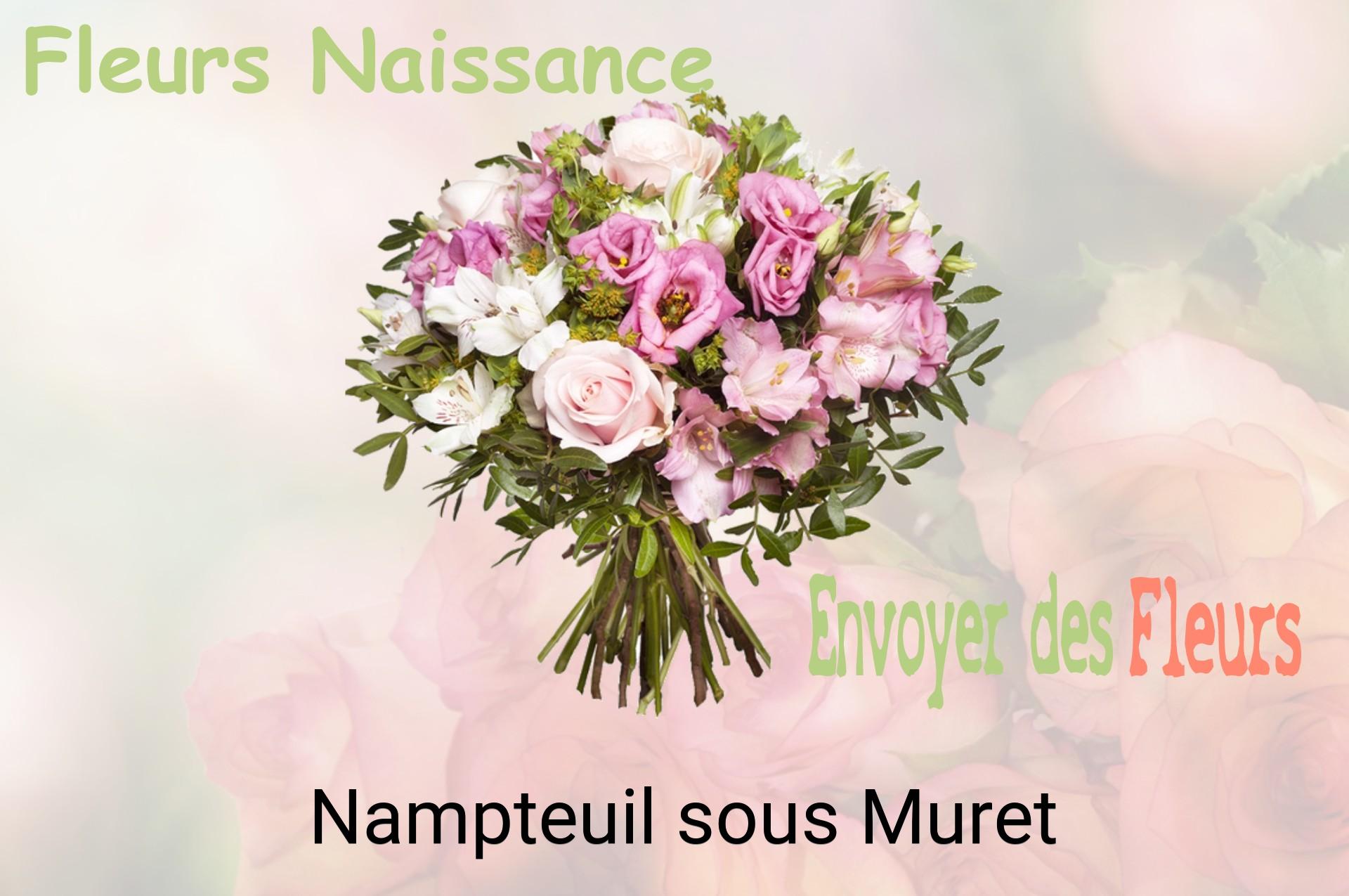 Bouquet de fleurs de naissance livré à Nampteuil-sous-Muret