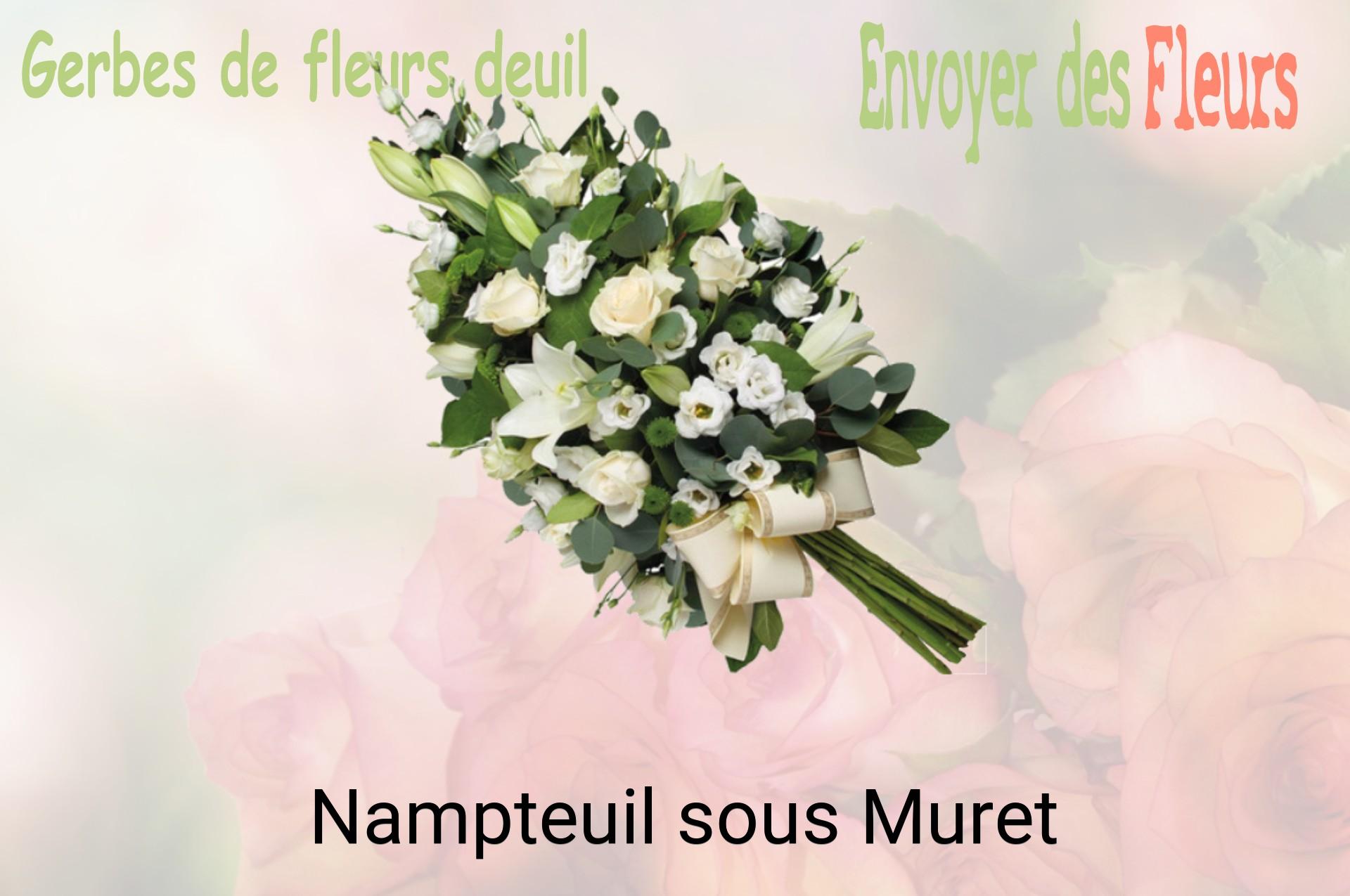 Gerbe de fleurs de deuil livrée à Nampteuil-sous-Muret